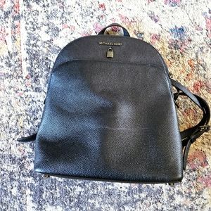 Metallic Blue MK Backpack